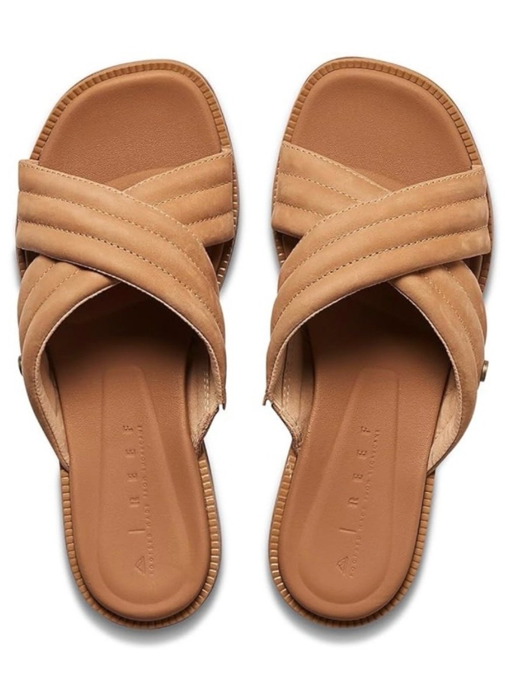 Reef Lofty Lux Leather Slide Sandals